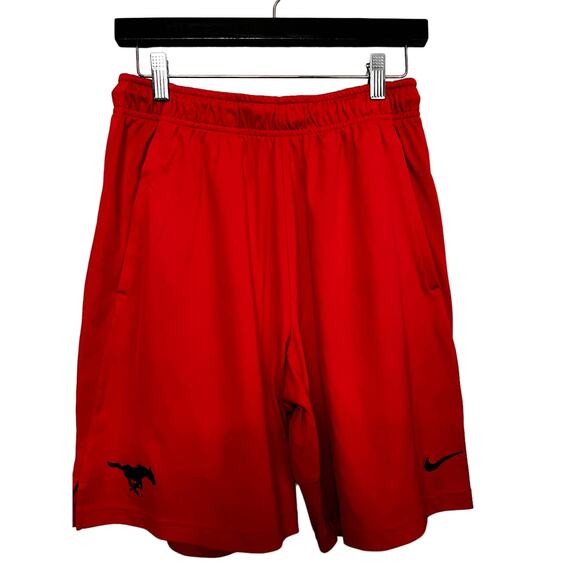 Nike Shorts Athletic SMU Dallas Texas Red - M - Picture 1 of 3